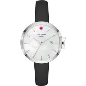 Lowest price - Kate Spade Black Leather Band Watch